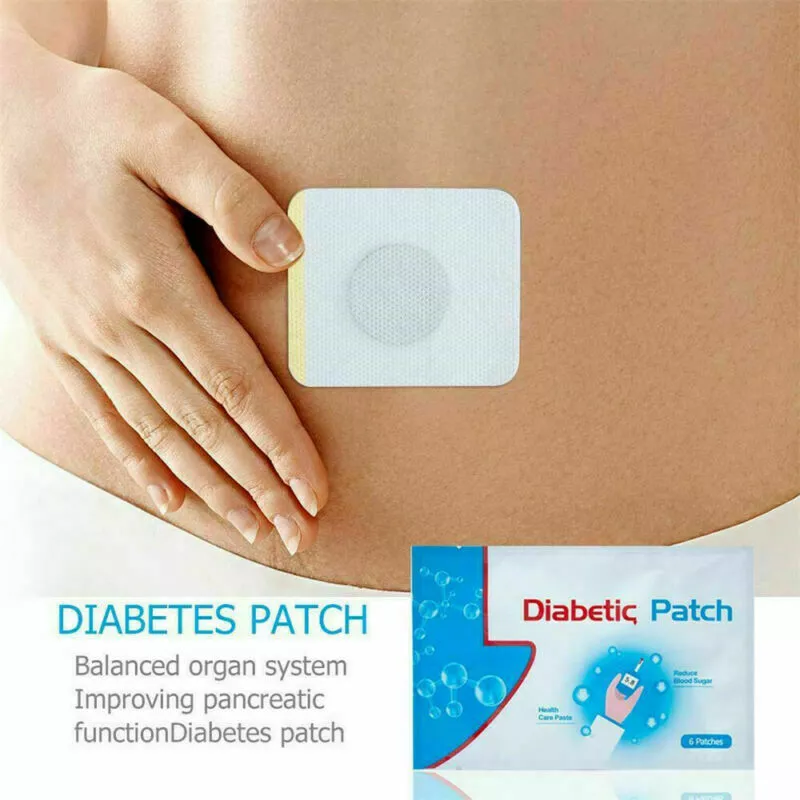 6PCS Diabetic Patch to Stabilizes Blood Sugar Level and Lower Blood Plaster  Hypoglycemic Patch 