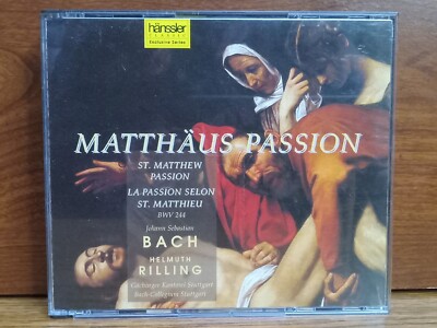 Bach: St. Matthew Passion (Bach-Collegium Stuttgart, Helmuth Rilling) 3 CDs 1994