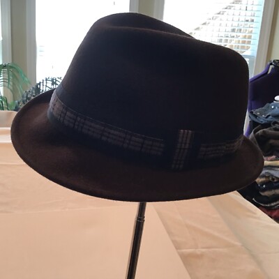 HEATHER HUEY couture milliner felted wool fedora HEATHER HUEY Hat Designer felted wool fedora New York  main image 4