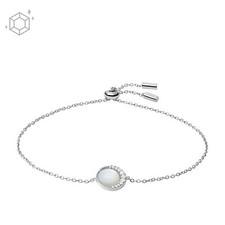 Bracciale Donna FOSSIL CLASSIC JFS00578040 Argento 925% Madreperla