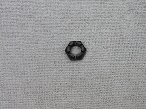 Ferrari Low Profile Castle Nut, M16x1.5mm, 12mm Height, 24mm Hex Head