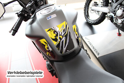 Tankpad Dekopads Für Honda CB750 Hornet - Lackschutz Carbon Gelb