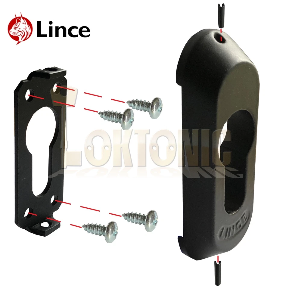 Lince Weld High Security Heavy Duty Euro Gate Slide Bolt Lock Wrought Iron Gates - Image 4 of 4