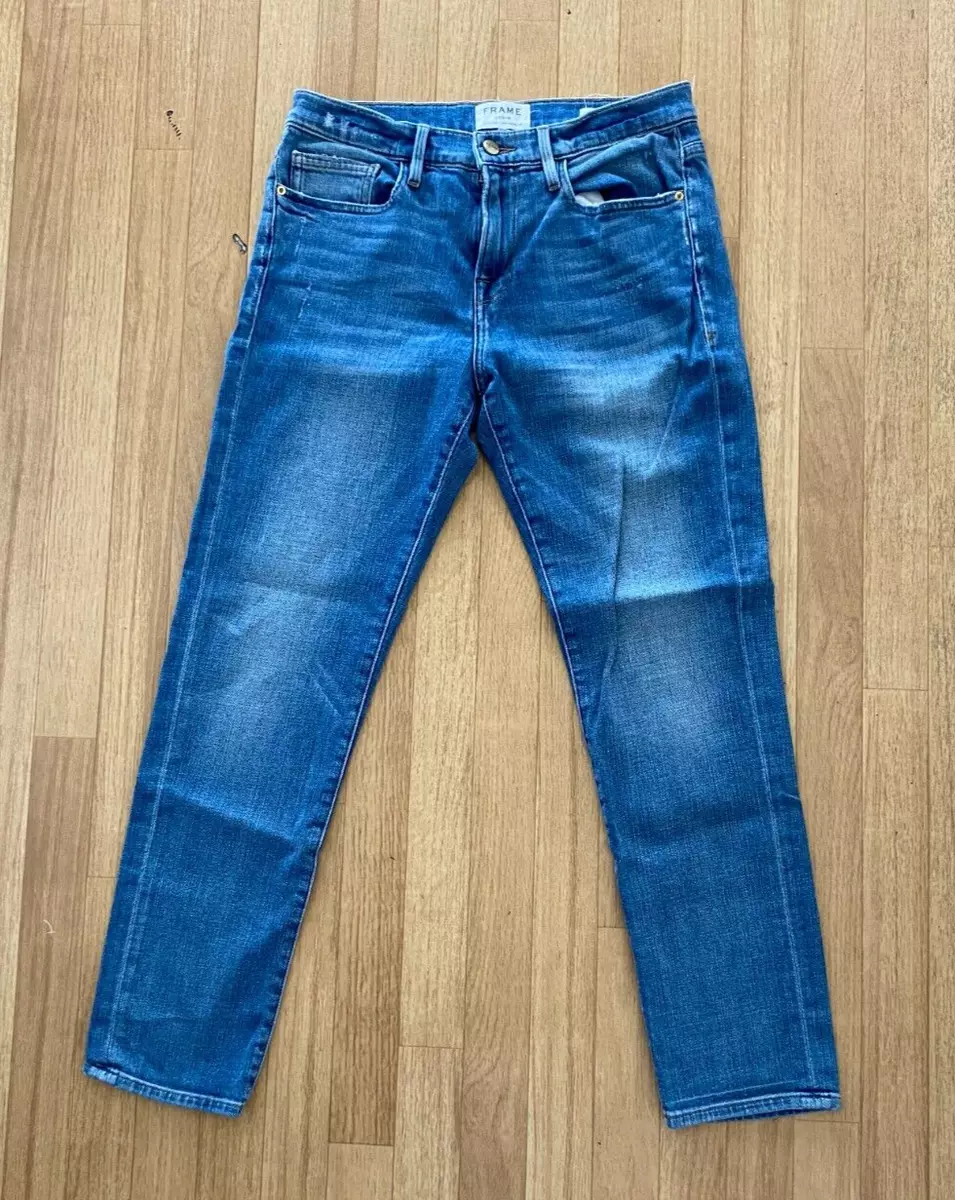 FRAME Denim Le Boy Jeans Shiloh Wash Distressed size 25 |