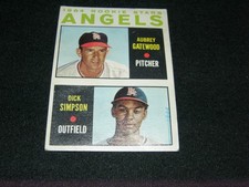 1964 LOS ANGELES ANGELS ROOKIE STARS TOPPS BASEBALL CARD #127