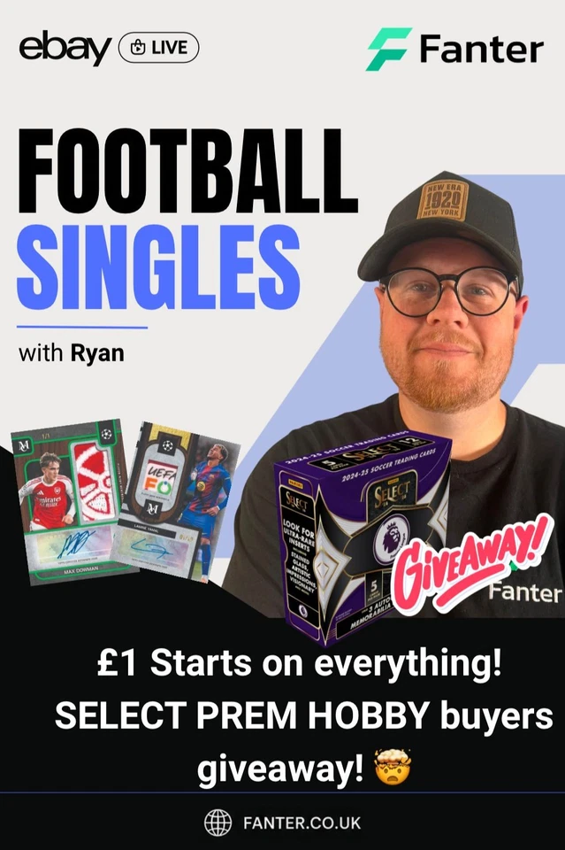 *BUYERS GIVEAWAY!* FANTER FRIDAY - EPIC SINGLES SHOW! £1 STARTS