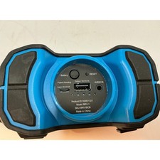 Braven BRV-1 Portable Bluetooth Speaker Rugged Waterproof Blue Black AS IS