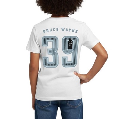 Batman Bruce Wayne Gotham City F.C. Fußball-Trikot Kinder T-Shirt