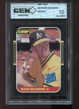 Mark McGwire Cards, Rookie Card and Autographed Memorabilia Guide 23