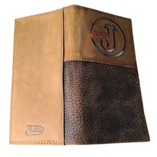 Justin Brown leather Rodeo Wallet NWT