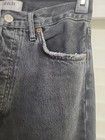 Agolde Jeans Womens 100% Org Cotton Black Straight Leg Buttons Size 25 Mint  — photo 5