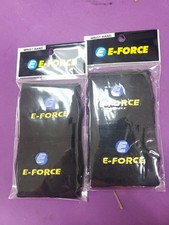 2 Pares PULSERA EFORCE RACQUETBALL PICKLEBALL SUDADERA 2 Pares Bandas NEGRAS