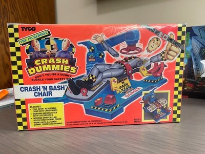 TYCO The Incredible Crash Dummies Crash 'N Bash Chair Play Set New Sealed 1991