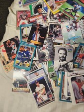 Sports Card Lot 80s 90s 2000sapprox 1200 Bulk MLB NFL NHL NBA Topps Score UD