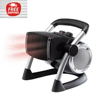 Lasko Electric Space Heater For Garage Indoor Use Large Room With Thermostat New