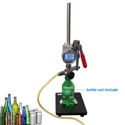 Desktop Digital CO2 Pressure Tester for Beer Carbonated Beverage Bottles + Valve