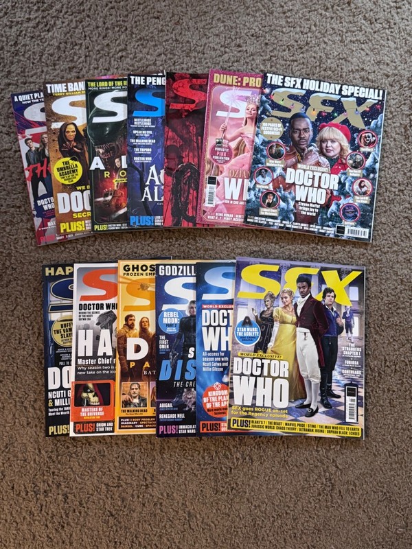 SFX Magazine All 13 issues of 2024 - mostly unread