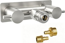 All Metal RV Shower Faucet, 4" Camper Shower Faucet Valve Diverter, RV Shower