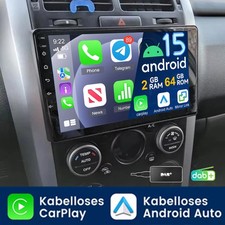 DAB+ CarPlay 2+64G Android 15 Autoradio GPS Navi Für Suzuki Grand Vitara 2005-15
