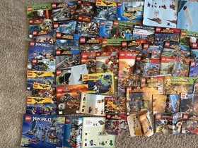HUGE Bulk LEGO Instruction Manuals Lot - Scooby Doo Marvel Star Wars Ninjago DC