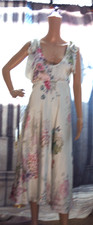 Lulus Captivating Grace Sage Green Floral Satin Ruffled Maxi Dress Large NEW NWT
