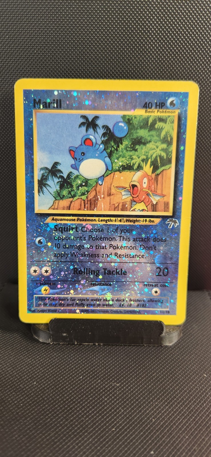 Marill 11/18 Southern Islands Reverse Holo MP (Swirl)