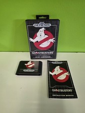 Ghostbusters (Sega Genesis, 1990) CIB Complete w/ Manual FREE SHIPPING