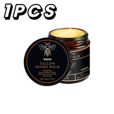 NEW Terra Lotus ORGANIC Beef Tallow Balm Raw Honey Citrus Moisturizing Cream