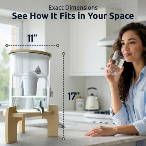 Glass Alkaline Water Filter - Sustainable Drinking Solution - Image 4 of 4