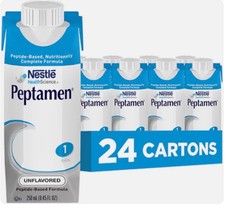 24 Peptamen 1.0 Tube Feeding Formula 8.45 oz. Unflavored Exp 1/2027