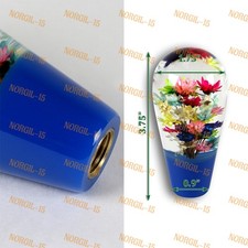 Unique 10cm Flowers Clear Multi-color Car Gear Stick Shift Knob Lever Shifter Unique 10cm Flowers Clear Multi-color Car Gear Stick Shift Knob Lever Shifter