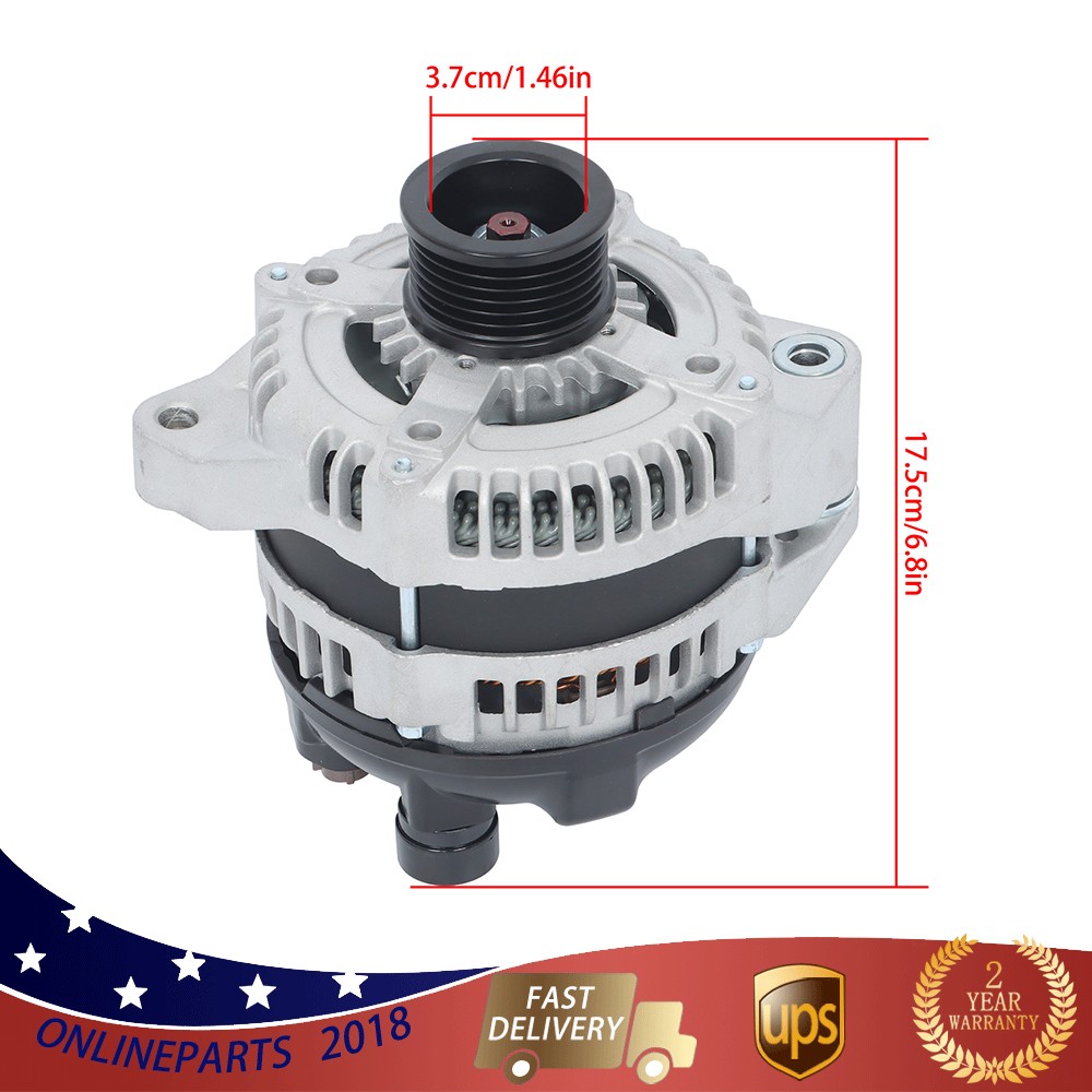 For Maserati Quattroporte 150 Amp 4.2L 2004 2005 2006-11 Alternator 104210-3960