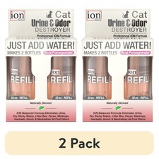 Cat Urine Odor Eliminator Refill Pack 2 Pods Natural Pet Stain Remover 32oz