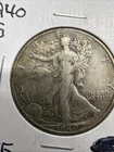 1940-S XF Walking Liberty Half Dollar 50c Silver Actual Coin Nice For Collection