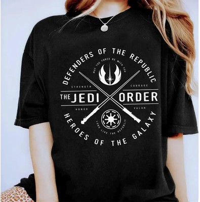 Star Wars The Clone Wars Jedi Order Emblem Graphic Shirt