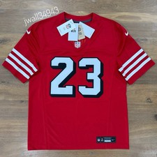 Nike Christian McCaffrey San Francisco 49ers STITCHED Limited Jersey Men Scarlet