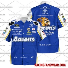 Mark Martin Nascar Racing 2013 Aarons Uniform Apparel Clothes Hawaiian  Shir