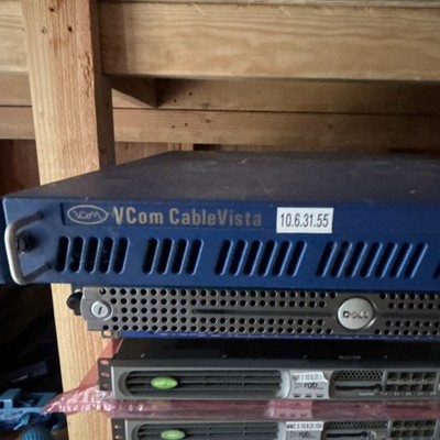 VCom CableVista Rack Mountable Server CableVista Server 10.6.31.55
