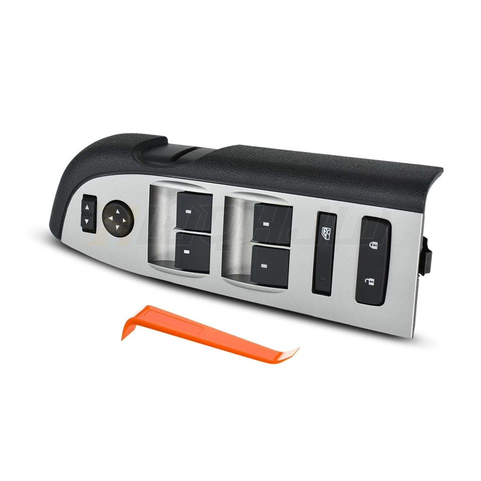 Tampa do painel moldura interruptor mestre janela para 2010-2014 GMC Sierra 3500 HD - Imagem 2 de 4