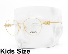Versace Kids Eyeglasses VK 1002 1002 Glasses Shiny Gold 48mm w/case Kids Size