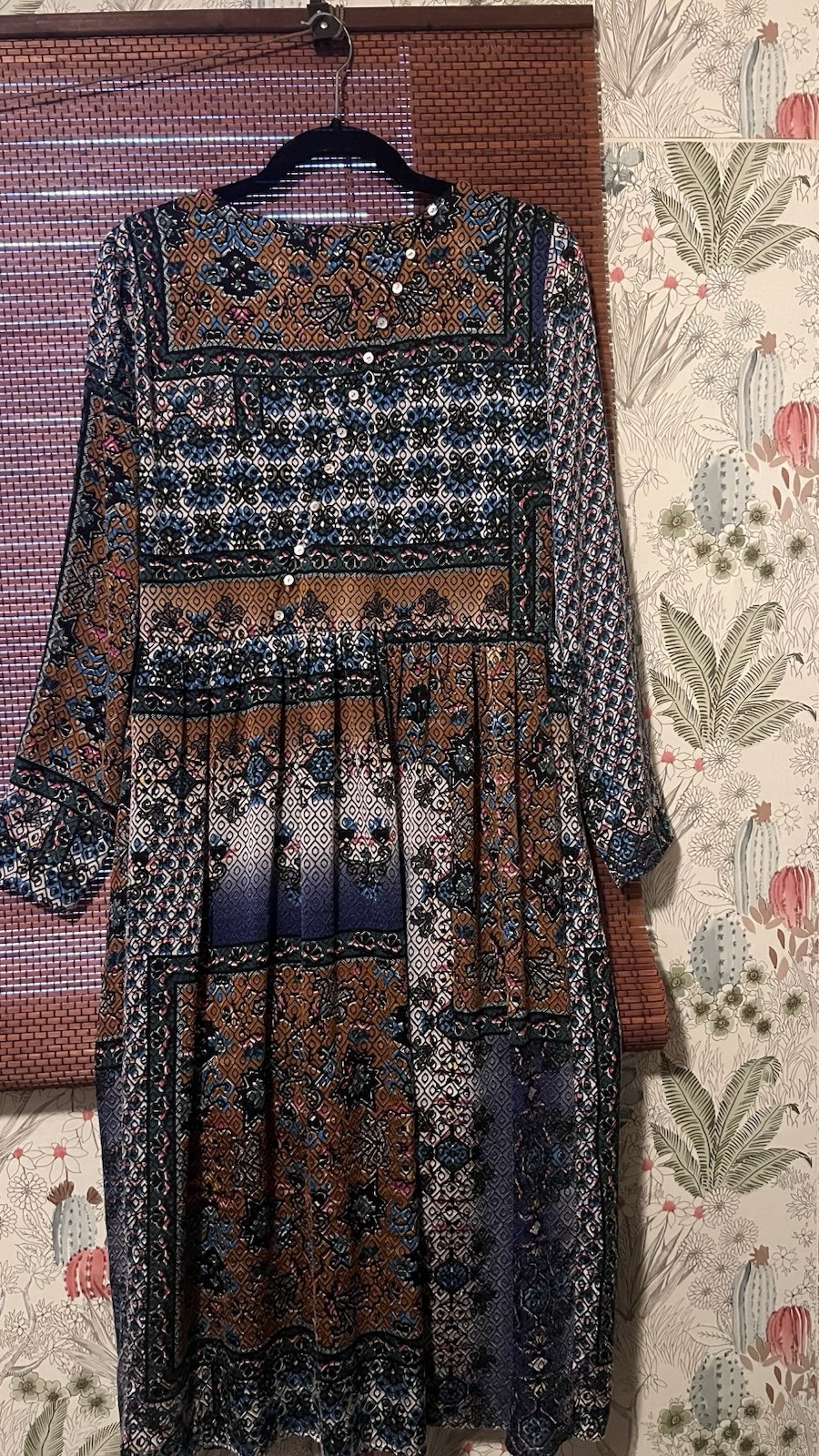 Zara Trafaluc Collection Patchwork Print Midi Dre… - image 3