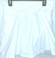 Victoria's Secret PINK Womens Large V Stretch Waist Athletic Skort White