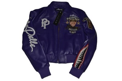 AUTHENTIC Pelle Pelle Womens LEATHER Jacket American Bruiser