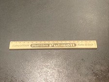 Altes Holzlineal Werbung Pastillen Pulmoll Doppel Dezimeter 20 cm