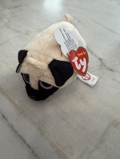 Ty Beanie Boos Teeny Tys 4" CANDY the Pug Dog Stackable with tags