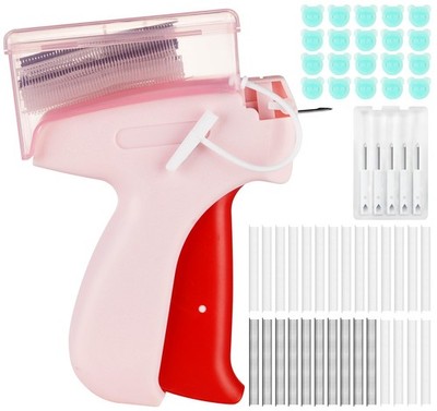 Etikettierpistole Kleidung Micro Stitch Gun, Nähpistole Kleidung mit 5 Nadeln...