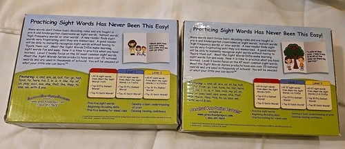 NEW~Preschool Prep Meet the Sight Words Easy Reader Books Level 2 & 3 Lot - Imagen 2 de 3