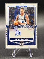 2024-25 Panini Donruss Optic - Signature Series Jazian Gortman, Jazian...