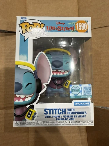 ✅ Funko Pop! Disney Stitch With Headphones #1590 LE 9500 Pieces Target Exclusive