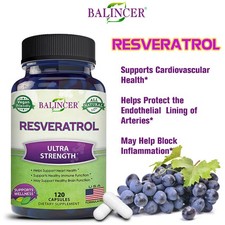 Capsules de resvératrol:antioxydants anti-âge …